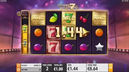 Sevens High slot screenshot 6