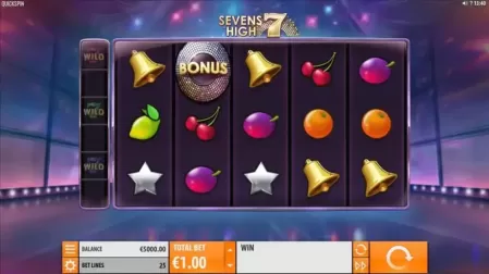 Sevens High slot screenshot 1