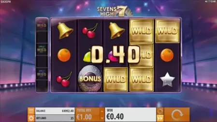 Sevens High slot screenshot 2