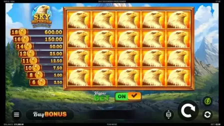 Sky Defender PrizeTower slot screenshot 1