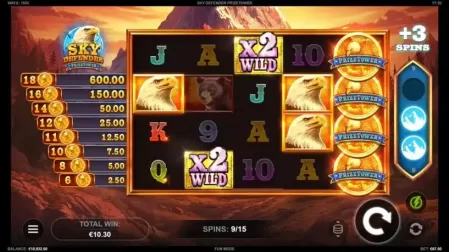 Sky Defender PrizeTower slot screenshot 4