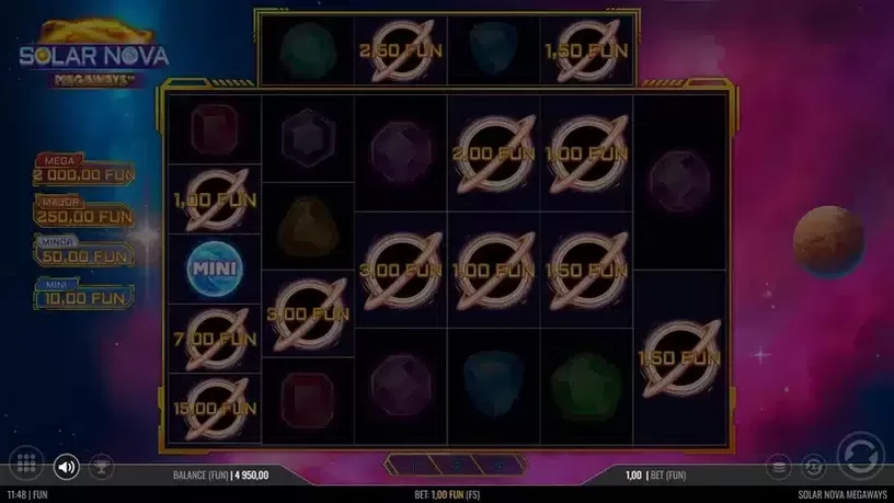 Solar Nova Megaways slot screenshot 5