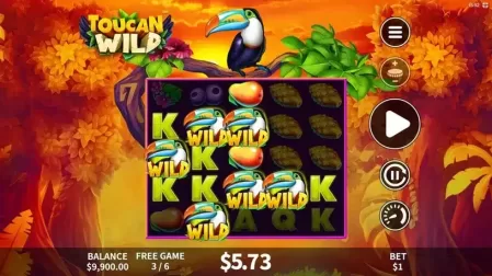 Toucan Wild slot screenshot 5