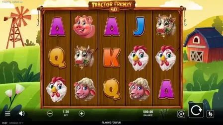 Tractor Frenzy 40 slot screenshot 1