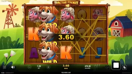 Tractor Frenzy 40 slot screenshot 3