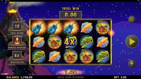 Triple Tiki Super Free Spins slot screenshot 5