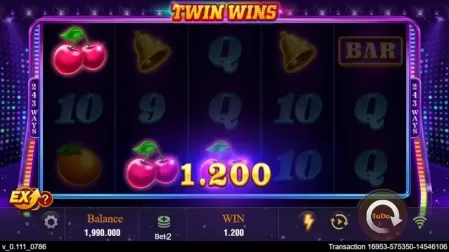 Twin Wins slot screenshot 2