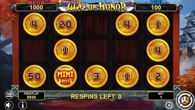 Way Of Honor Hold And Win slot screenshot 
