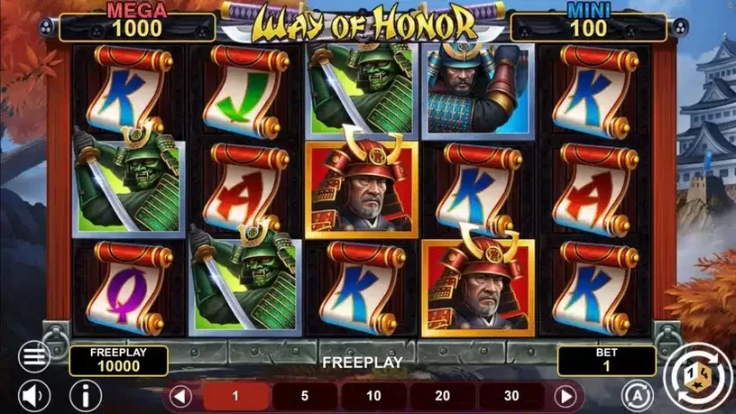 Way Of Honor Hold And Win slot screenshot 