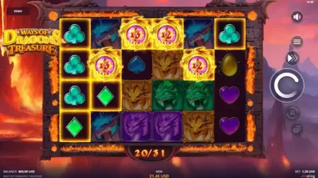 Ways of Dragons Treasure slot screenshot 4