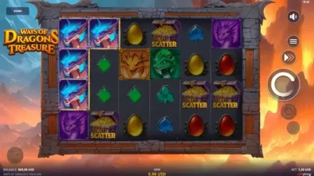 Ways of Dragons Treasure slot screenshot 2