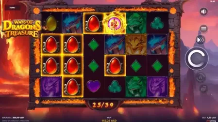 Ways of Dragons Treasure slot screenshot 6