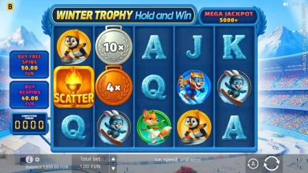 Winter Trophy Hold and Win slot screenshot 1