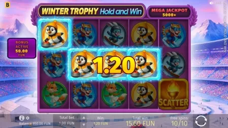 Winter Trophy Hold and Win slot screenshot 4