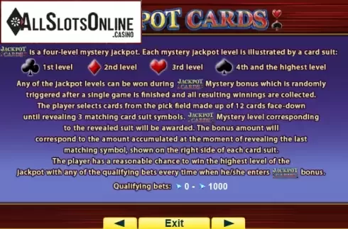 Paytable 3. 100 Super Hot from EGT