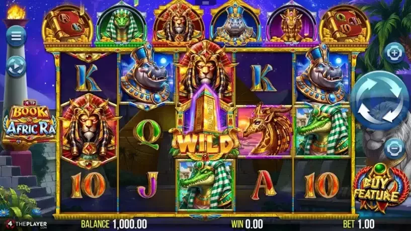 4TP Book of AfricRa slot screenshot 