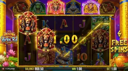 4TP Book of AfricRa slot screenshot 3