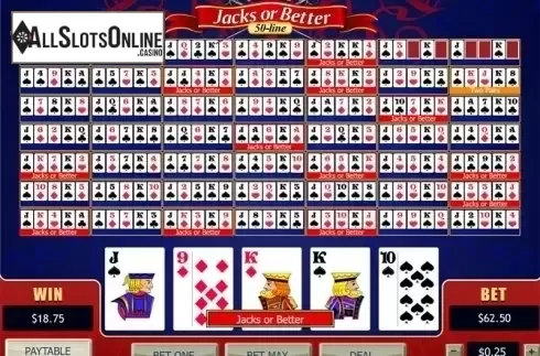 Jacks or better win screen. 50-line Jacks or Better (Playtech) from Playtech