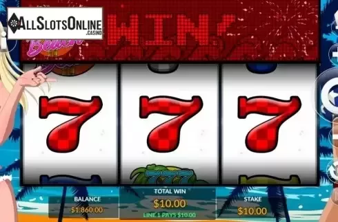 Win Screen. 777 Daytona Beach from Maverick