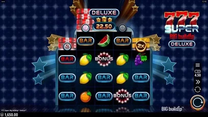 777 Super BIG BuildUp Deluxe slot screenshot 1