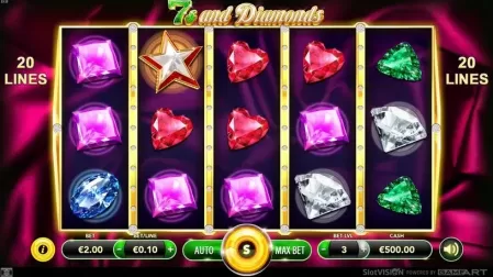 7s and Diamond slot screenshot 1