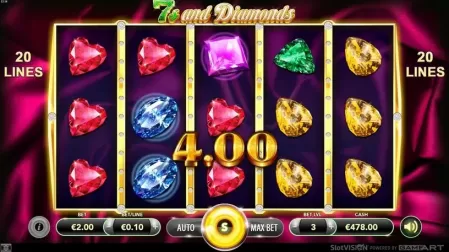 7s and Diamond slot screenshot 3