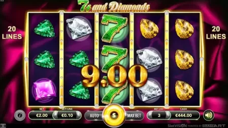 7s and Diamond slot screenshot 4