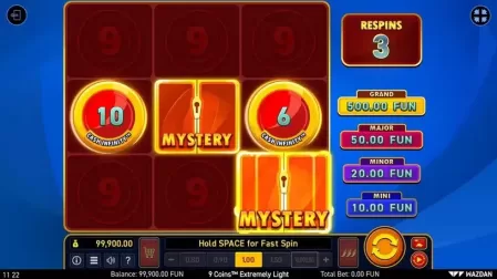 9 Coins™ Extremely Light slot screenshot 3