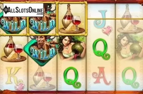 Game Screen. Bacco and Venere from Octavian Gaming