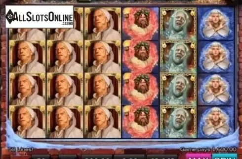 Reel Screen. Bah Humbug from High 5 Games