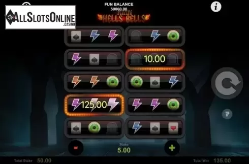 Win Screen 2. Blazing Hells Bells from 1X2gaming