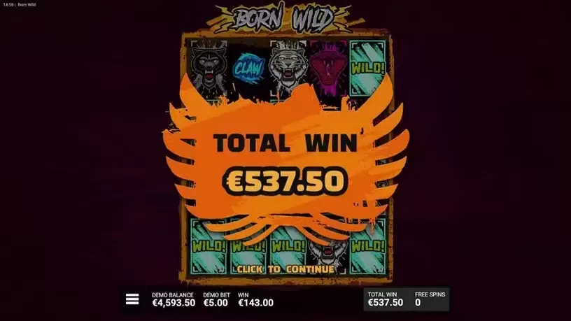 Born Wild slot screenshot 7