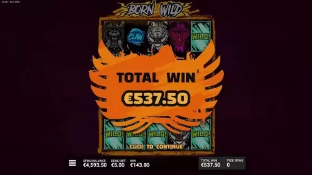 Born Wild slot screenshot 7