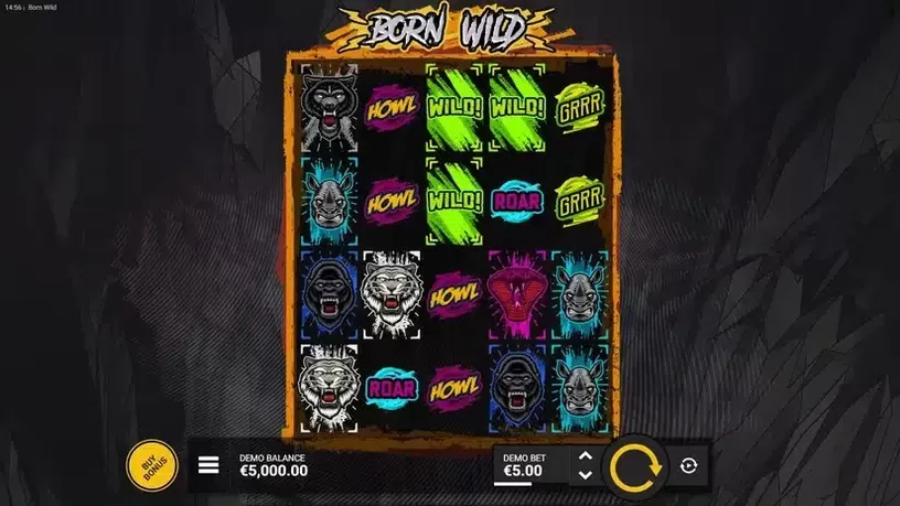 Born Wild slot screenshot 1