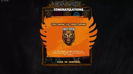 Born Wild slot screenshot 4