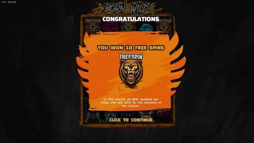 Born Wild slot screenshot 4