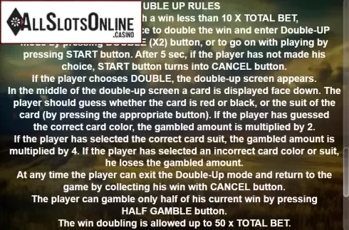Paytable 4. Britania from Casino Technology