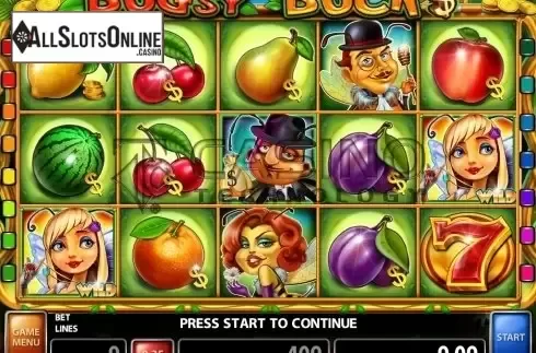 Screen2. Bugsy Bucks from Casino Technology
