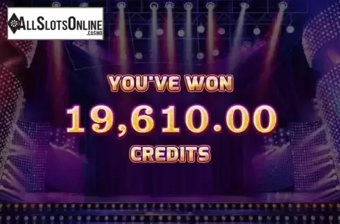 Big Win screen