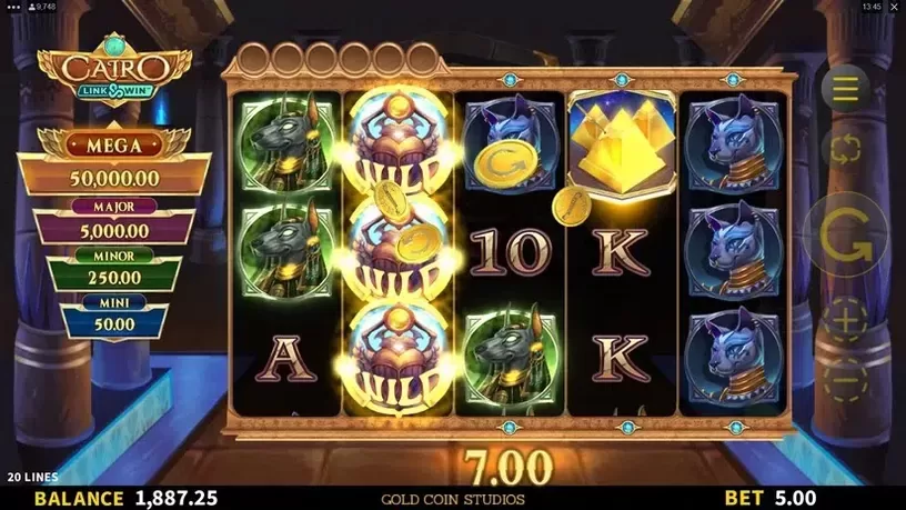 Cairo Link and Win slot screenshot 4