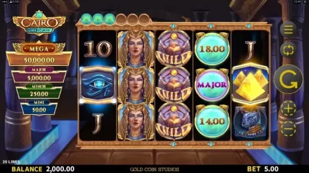 Cairo Link and Win slot screenshot 1