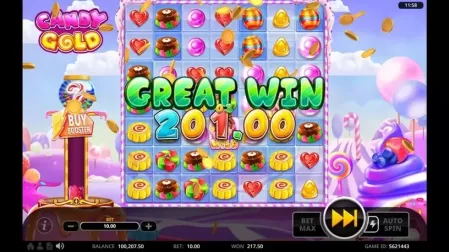Candy Gold slot screenshot 2