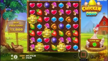 Chicken Drop slot screenshot 2