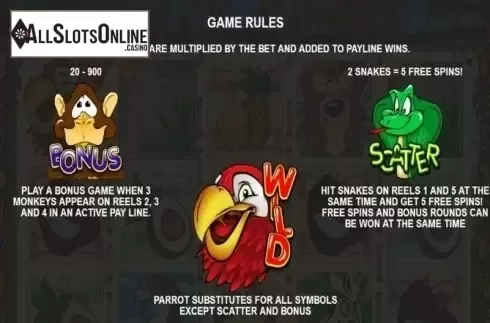 Paytable 1. Crazy Jungle (Pragmatic Play) from Pragmatic Play