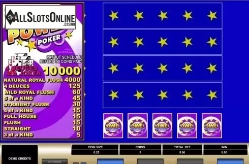 Game Screen. Deuces & Joker MH (Microgaming) from Microgaming