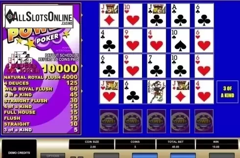 Game Screen. Deuces & Joker MH (Microgaming) from Microgaming