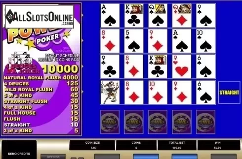 Game Screen. Deuces & Joker MH (Microgaming) from Microgaming