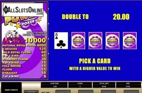 Game Screen. Deuces & Joker MH (Microgaming) from Microgaming