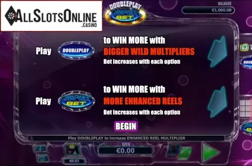 Game features 2. Double Play SuperBet from NextGen
