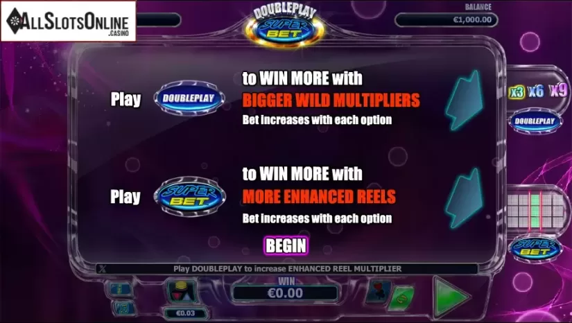 Game features 2. Double Play SuperBet from NextGen